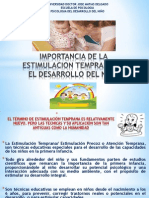 Importancia de La ET en El Desarrollo Infantil