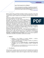 Projeto Dia Nacional Do Livro Didatico PDF