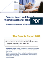 Francis, Keogh and Berwick - The Implications For Clinical Audit