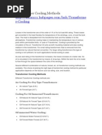 Transformer Cooling Methods HTTP