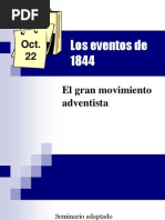 ! 5 Los Eventos de 1844