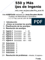 Escudero Martin, Jesus & MEC (2000) - 1550 y Mas Acertijos de Ingenio Escogidos