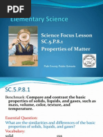 SC 5 P 8 1 Properties of Matter