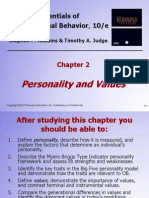 Personality and Values-Robbins