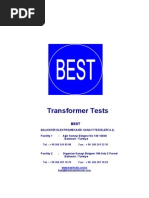 BEST Transformer Test Procedures en PDF