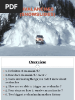 Avalanches (Snowslides)