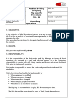 Arabian Drilling Company Rig Specific Procedure AD - 32 Manriding Operation