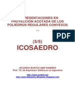 Poliedros en Proyección Acotada - (5/5) Icosaedro