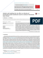 Analysis and Modeling The Size Effect On Vibration of Functionally Graded Nanobeams Based On Nonlocal Timoshenko Beam Theory