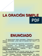 La Oración Simple. Corvera