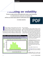 Active Trader Magazine - Article - Focusing On Volatility - August 2005