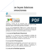 Las Doce Leyes Básicas de Las Emociones