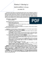 Ideologii Si Practici Politice in Romania Si Europa. Sec XX Intre Democratie Si Totalitarism