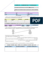 Palabras Simples, Compuestas y Derivadas