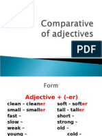 Komparativ - Ednoslozni Pridavki
