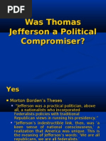 Was Thomas Jefferson A Political Compromiser