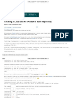 Creating A Local and HTTP RedHat Yum Repository - Idimmu