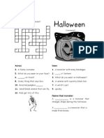 4 HALLOWEEN Crosswords