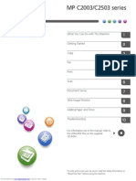 RICOH MP C2503 User Manual
