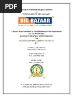 Consumer Behaviour Towards Big Bazaar