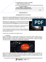 Ficha de Trabalho Nº1 - A Origem Da Vida