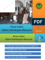 Pengantar Studi Islam (Peran Islam Dalam Kehidupan Manusia)