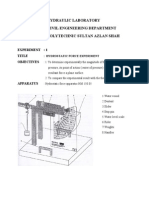 CC501 - Lab - 1 Hydraulic