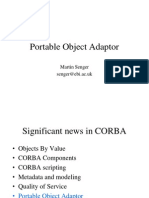 Portable Object Adaptor: Martin Senger Senger@ebi - Ac.uk