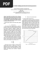 An Optimization of Rubber Bushing Material and Structural Parameters