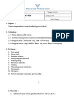 SOP Hemodialisa - MENGAKHIRI DIALYSISP