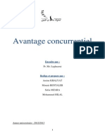 Expose Sur L - Avantage Concurrentiel 1 - Master