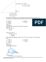 Kunci: E Penyelesaian:: Ebtanas/Matematika IPA/Tahun 2004