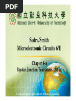 Sedra/Smith Microelectronic Circuits 6/E: Chapter 4-A Bipolar Junction Transistors (BJTS)