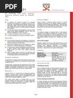 Conplast PA21: Air Entraining and Water Reducing Admixture Formerly Known As Conplast AE21