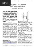 Novel Active ESD Clamps For High-Voltage Applications: Yiqun Cao, Member, IEEE, Ulrich Glaser