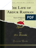 The Life of Abdur Rahman Amir of Afghanistan Vol. 1 (1900)