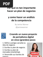 Plan de Negocios Periodismo