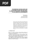 The Emerging Technologies and Standards On BPM and The Socio-Technical Approaches: Contributions To Collaborative Environments