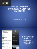 Pasos para Conectarse A Una Red Alambrica