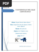 Comparación de Misión, Visión y Objetivos Entre Dos Empresas