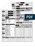 5e DND Character Sheet