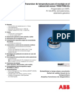 Transmisor de Temperatura para El Montaje en El Cabezal Del Sensor TH02/TH02-Ex