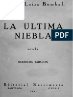 La Última Niebla - María Luisa Bombal