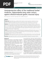 Gastroprotective Effect of The Traditional Herbal Medicine, Sipjeondaebo-Tang Water Extract, Against Ethanol-Induced Gastric Mucosal Injury