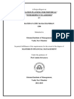 Taxation Planning For Individual A Y 2014-15