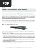 Cisco ASA 5500 Series Adaptive Security Appliances: Data Sheet