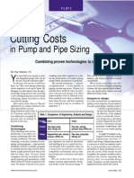 Cutting Costs: in Pump and Pipe Sizing