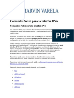 Comandos Netsh para La Interfaz IPv6 Masyc