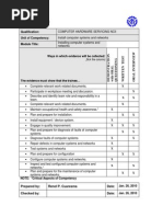 Evidence Plan - CHS NCII