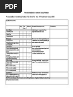 Pre-Sessional Block B Extended Essay Feedback